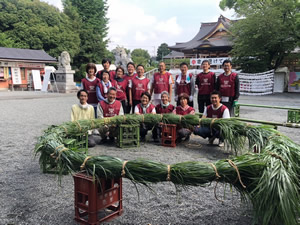 富知六所浅間神社（三日市浅間神社）清掃