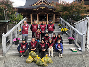 富知六所浅間神社（三日市浅間神社）清掃